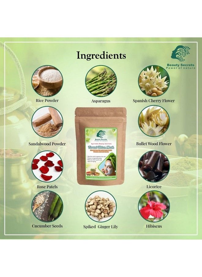 beauty Secrets - Ayurvedic Herbal Taruni Ubtan Face Mask For Glowing Skin With 100% Natural Ingredients(Enhances Complexion And Improves Skin Texture)_100Gm - Image 1