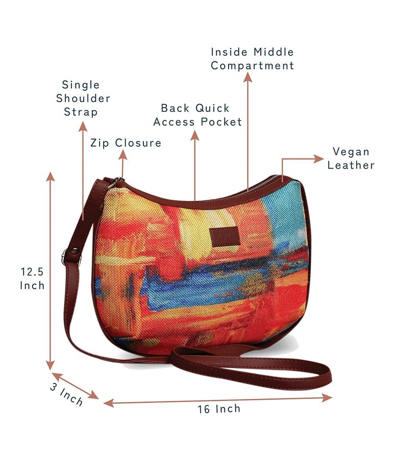 ZOUK Structured Shoulder Bag_1 - Image 3