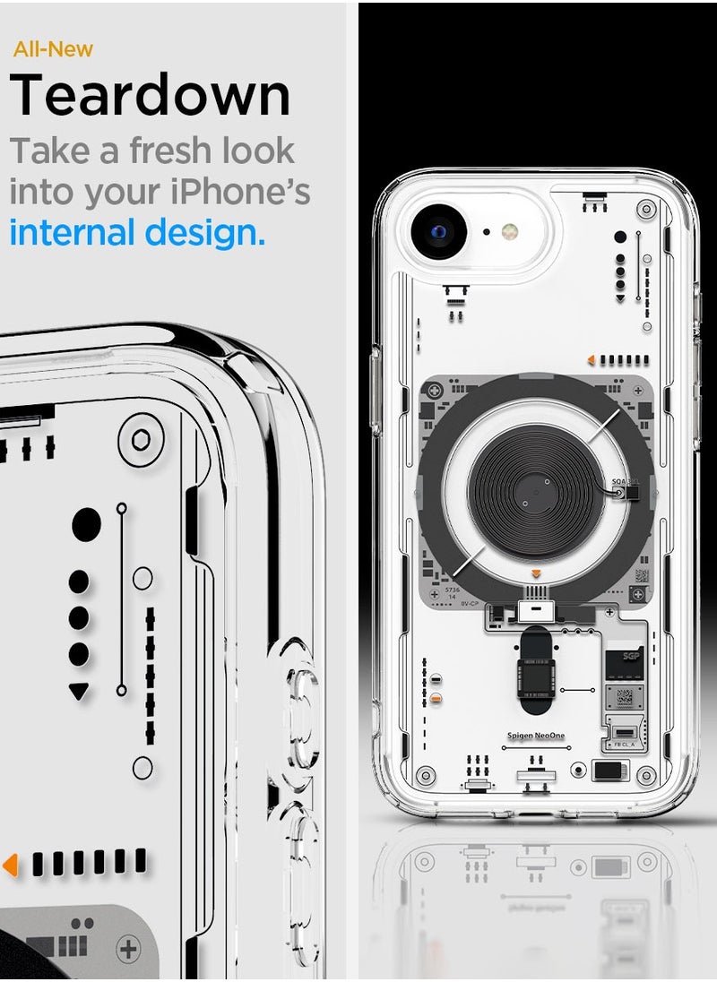 Spigen Ultra Hybrid MagFit for iPhone 16E Case Cover with MagSafe (2025) - Neo One  - Image 4