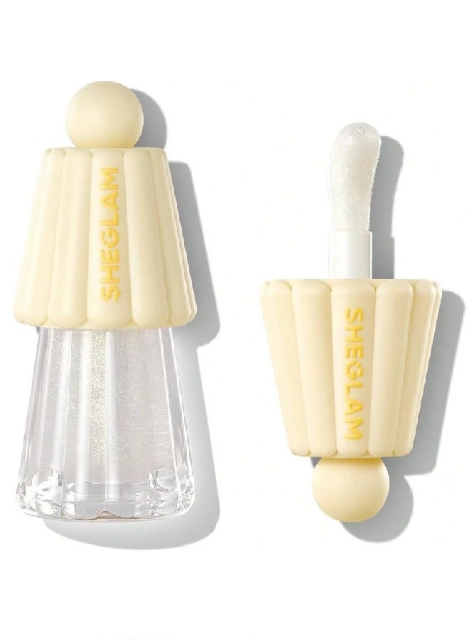 SHEGLAM Jelly Wow Hydrating Lip Oil-Strike Gold - Image 2