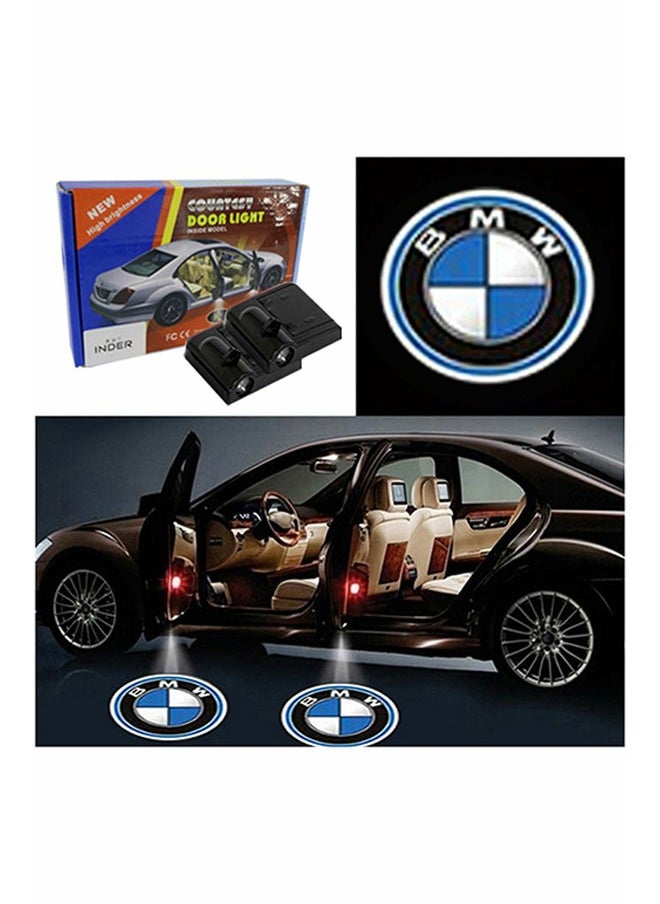 Y&D 2-Piece LED Car Door BMW Logo Projector Shadow Light Set  - Image 1