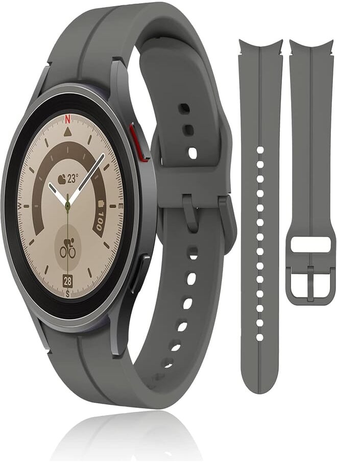 kytuwy - Galaxy Watch 5 Pro Strap 45 mm Compatible with Samsung Galaxy Watch 6/5/4 Strap 40 mm 44 mm, Silicone Sport Replacement Bands for Galaxy Watch 6 Classic Strap 47 mm 43 mm/Galaxy Watch 4 Classic 42 mm - Image 1