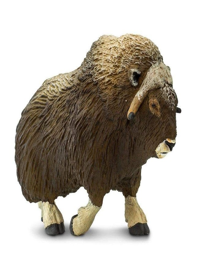 Safari Ltd. Muskox Figurine - Detailed 3.5" Plastic Model Figure - Educational Arctic Wildlife Play Toy for Boys, Girls and Kids Ages 3+ - Image 1