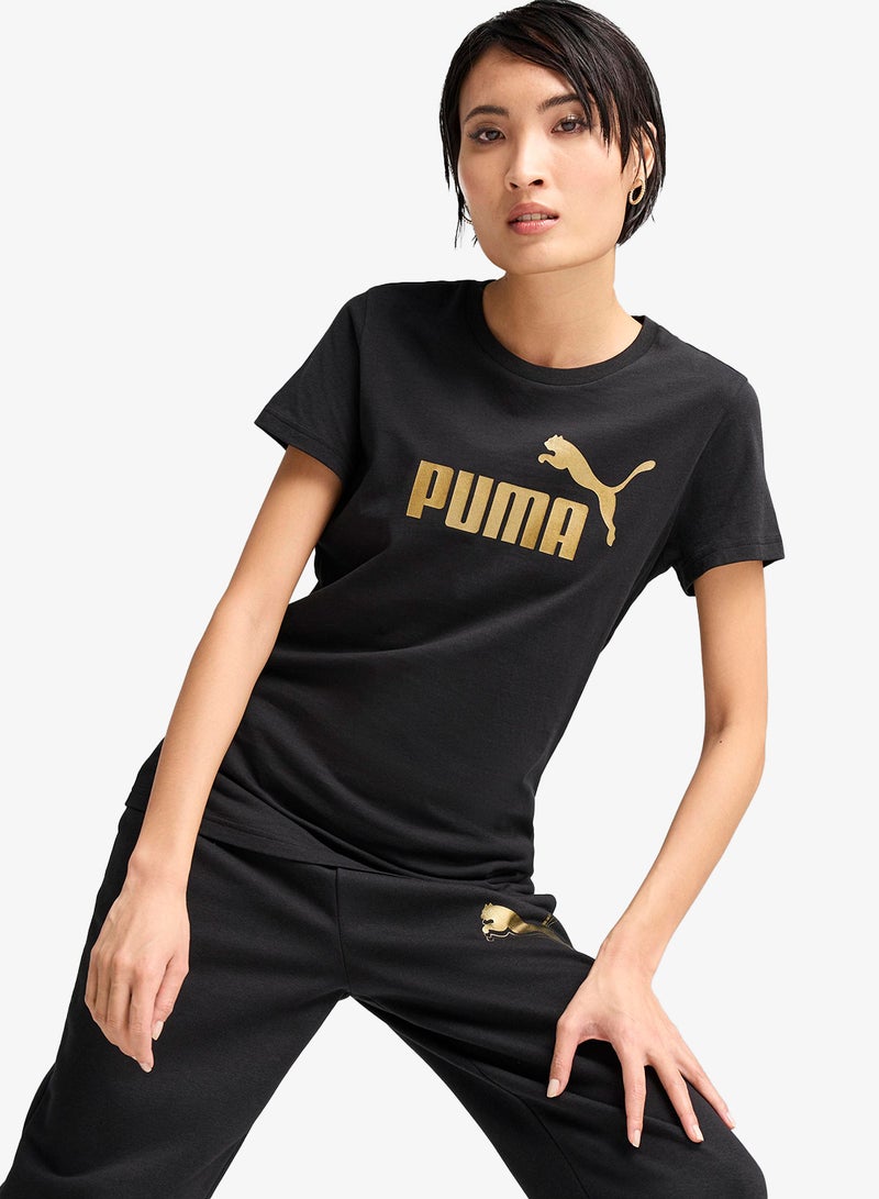 PUMA ESS NO. 1 LOGO Metallic Tee - Image 1