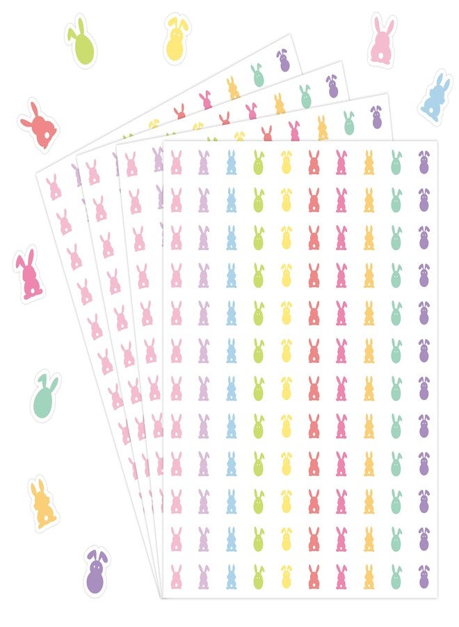 Atiloy 3000PCS Mini Easter Stickers Cute Bunny Stickers for Crafts Small Easter Holiday Stickers Sheet with 10 Designs for School Classroom Reward Classroom Homework Tests Holiday Assortment - Image 1