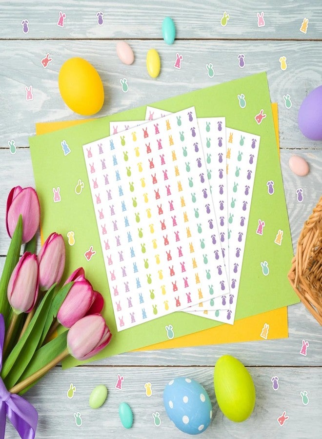 Atiloy 3000PCS Mini Easter Stickers Cute Bunny Stickers for Crafts Small Easter Holiday Stickers Sheet with 10 Designs for School Classroom Reward Classroom Homework Tests Holiday Assortment - Image 3