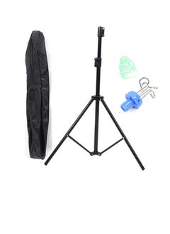 BIONEX Portable IV Stand Floor Stand with 4 Hooks Infusion Stand, Adjustable Height to 82.6", Foldable IV Bag Stand Drip Bag Stand IV Poles Stand for Nursing Home, Aluminum Alloy  - Image 2