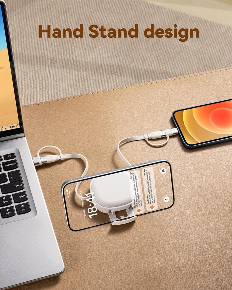 Minlu 65W Retractable Charging Cable,5 in 1 Multi Charger Cable for Travel,USB Type C Charger Cord Fast Charging Cable with USB A/C to USBC+L for iPhone 17 16 15,iPad,Samsung,PS,Macbook-2Pack,3.8ft - Image 5