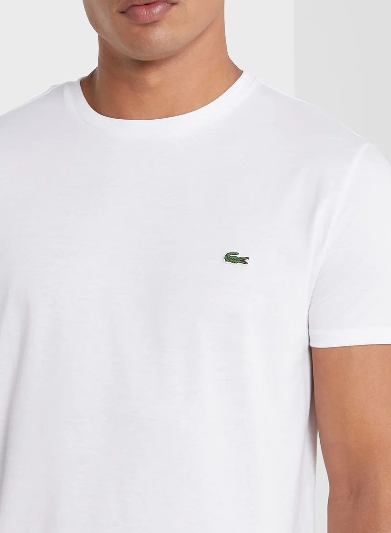 LACOSTE  Essential Chest Logo T-Shirt for Men | Best Price UAE