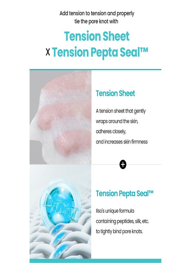 أيضا قناع الوجه ilso Pore Tension، عبوة من 10 أقنعة، 25 مل × 10، مع الببتيد وحمض الهيالورونيك - Image 4