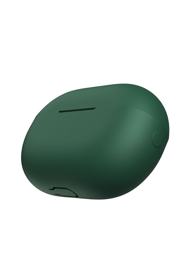 Ant Huawei Freebuds Pro 2 Earphone Protective Case, Soft Silicone Cover with Keychain Hook, Anti-fall Anti Fingerprint Bluetooth Headset Cover (Dark Night Green)  - Image 4