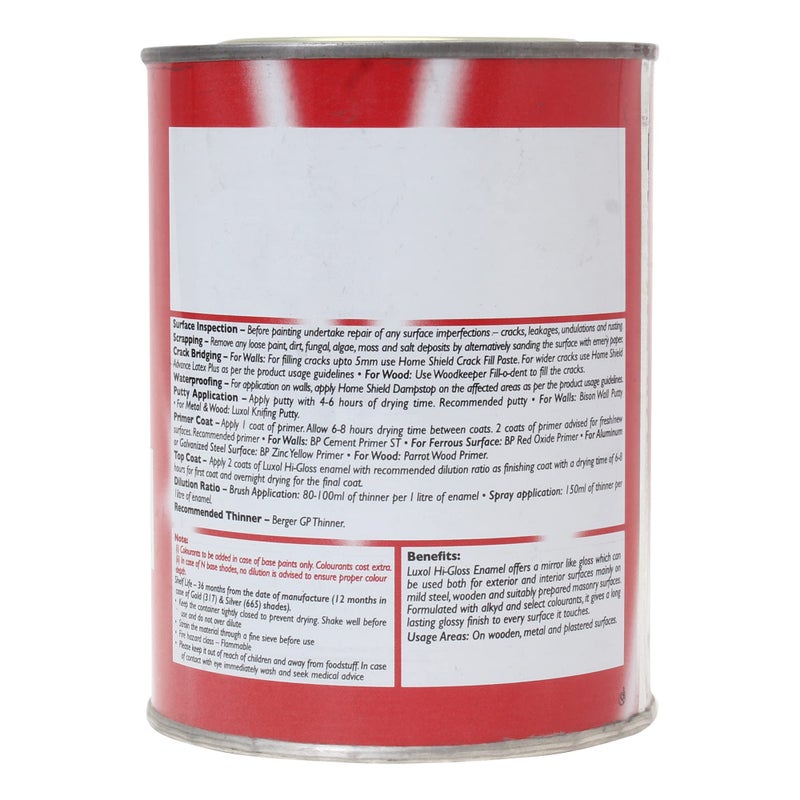 BERGER Luxol Hi Gloss Enamel Cherry 500Ml - Image 3