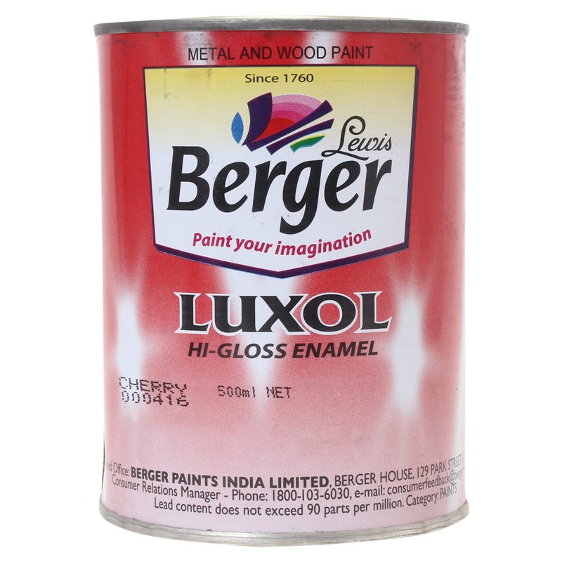 BERGER Luxol Hi Gloss Enamel Cherry 500Ml - Image 1