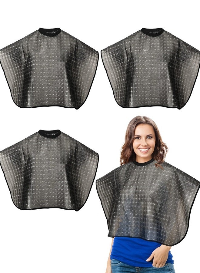 Zhanmai 4 Pieces Hair Dye Cape Shampoo Capes for Salons Waterproof Hair Color Capes Makeup Cape Hair Cutting Cape Beauty Salon Cape Apron for Hair Stylist Barber Bib Smock for Hairdressing Styling Women Men - Image 1