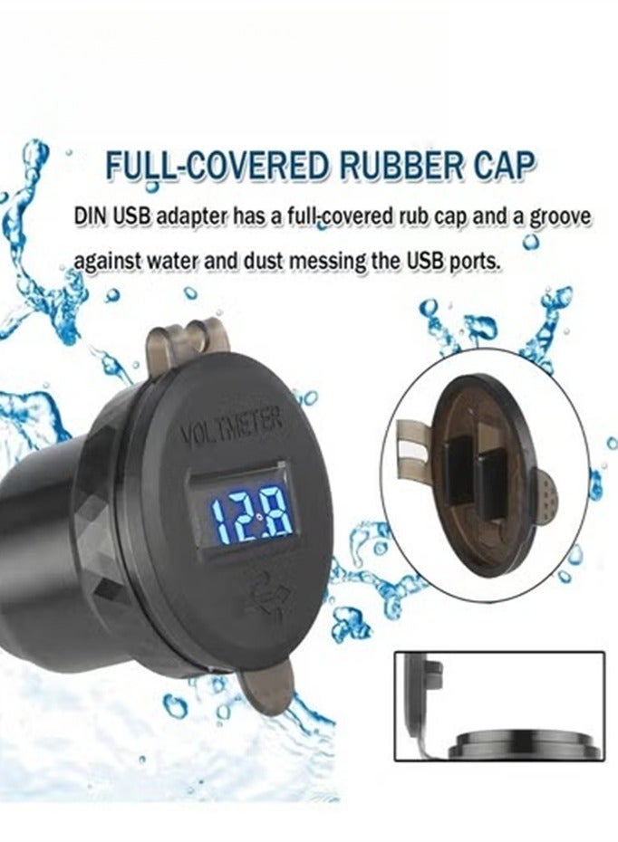 5v 3a Dual Usb Charger Socket Adapter 12v 24v Car Motorcycle Motorbike Bike - Image 5