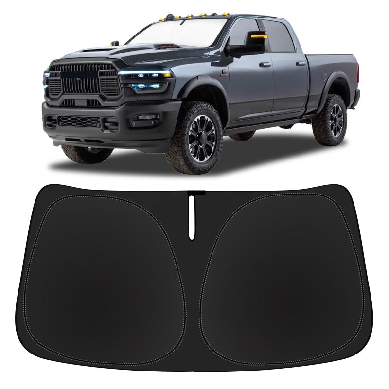 Sun Shade Sunshades for Dodge RAM 2500 3500 Truck Accessories Windshield Cover Front Window Sun Shield Fits RAM 2500 20102025 2026 2Dr RegularCab 4Dr QuadCab CrewCab MegaCab Sun Visor Protector