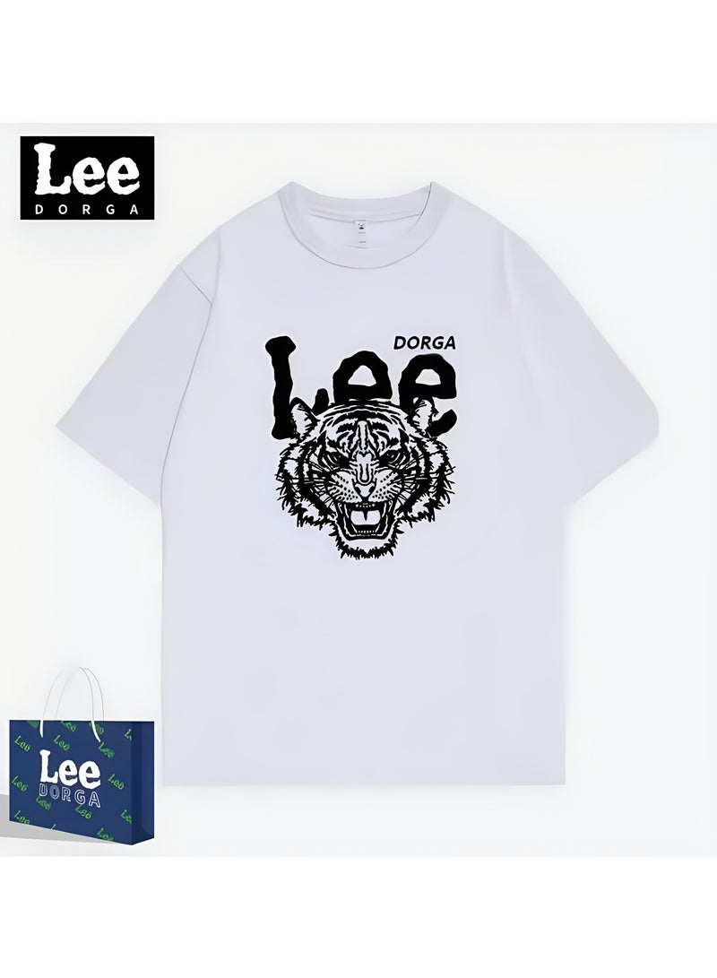 LEE New Fashionable Casual LEE Co Branded T-shirt