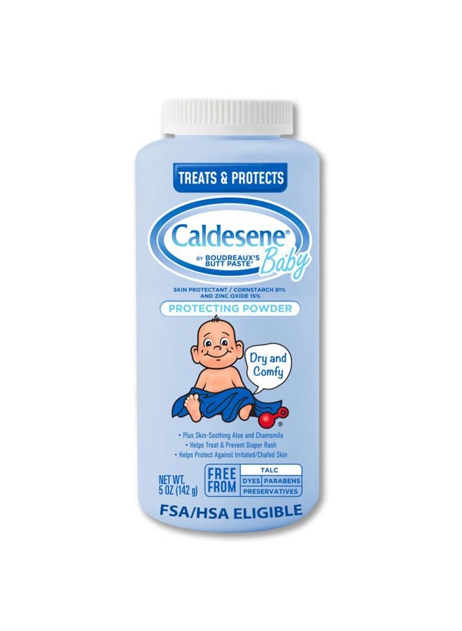 Caldesene Cornstarch Baby Powder with Zinc Oxide, Talc-Free Baby Powder, 5 Oz - Image 1