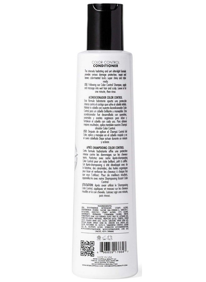 Peter Coppola Color Control Conditioner - Lightweight, Color Safe Conditioner, Damage Repair, Long Lasting Color Vibrancy For Keratin Smooth, Color-Treated Hair (12 Fl Oz)  - Image 2