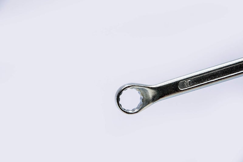 AGRICO AGRICO TATA Chrome Vanadium Steel Ring Spanner Set with MaxiDrive System AntiSlip AntiCorrosion properties SilverFor Home Industrial Use Garage 30 X 32 mm  - Image 4