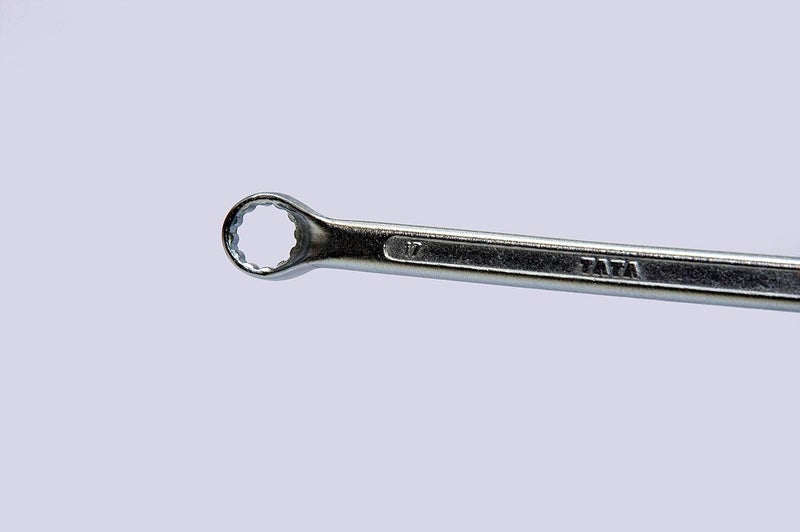 AGRICO AGRICO TATA Chrome Vanadium Steel Ring Spanner Set with MaxiDrive System AntiSlip AntiCorrosion properties SilverFor Home Industrial Use Garage 30 X 32 mm  - Image 5