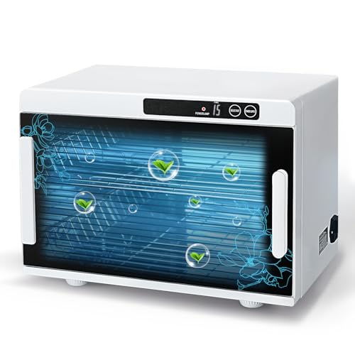 BLUETOP Nail Tool Cleaning Machine 12L High Capacity Cleaning Cabinet Salon Tools Cleaning Box with Touch Timer Setting for Esthetician, Manicurist, Spa, Tattoo, Barber&Salon - Image 1