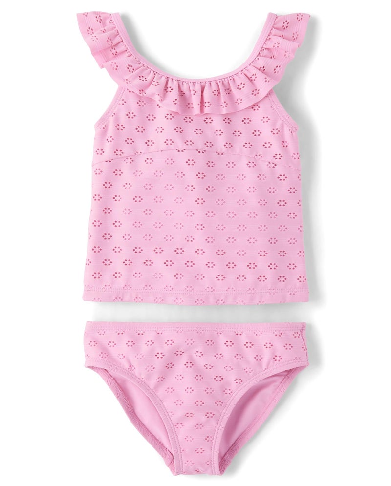 The Children's Place Girls' 2-Piece Tankini Swimsuit - Image 1