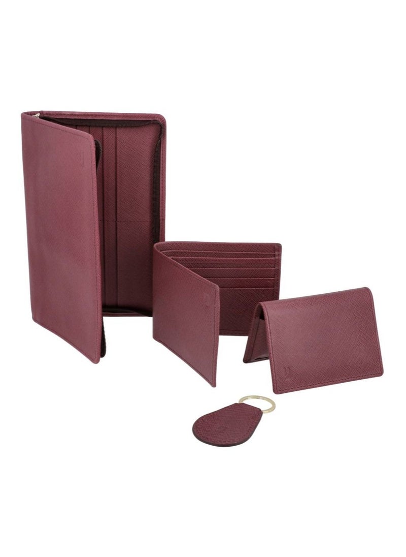 Jafferjees - Genuine Leather | Mens | Petra Wallet Set - Set of 4 - Maroon - pzsku/Z2FE2C5D35A530477AA47Z/45/_/1650686768/46ea2872-a951-4980-a63d-4175fe3e246d