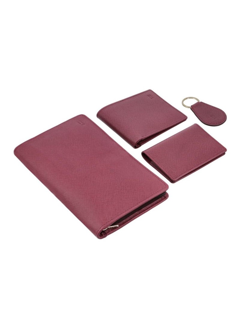 Jafferjees - Genuine Leather | Mens | Petra Wallet Set - Set of 4 - Maroon - pzsku/Z2FE2C5D35A530477AA47Z/45/_/1650686768/6f8bd03c-a161-4223-b252-957273efe107