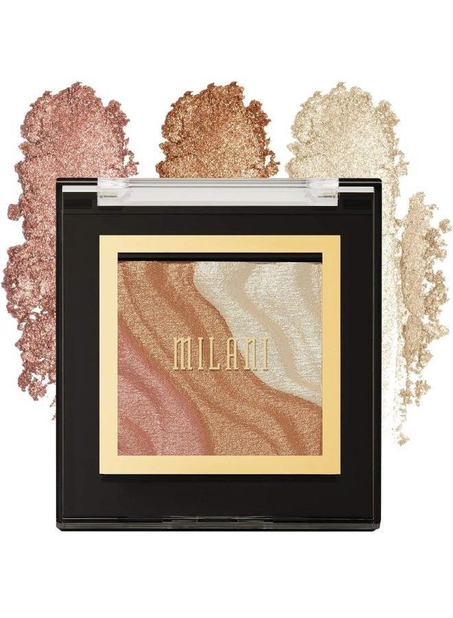 Milani Spotlight Face & Eye Strobe Palette - Sun Light 01, 5g – Multi-Use Highlighter Palette for a Radiant, Lit-From-Within Glow - Image 1