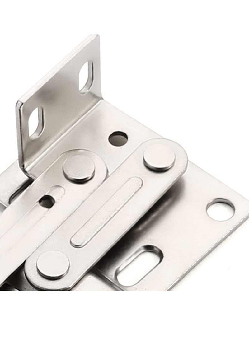 2 Pack Tip Out Tray Hinges, Scissor Hinges for Kitchen Sink or Bathroom Cabinet Organizer, Sink Front Drawer, Compatible Both Face Frame and Frameless