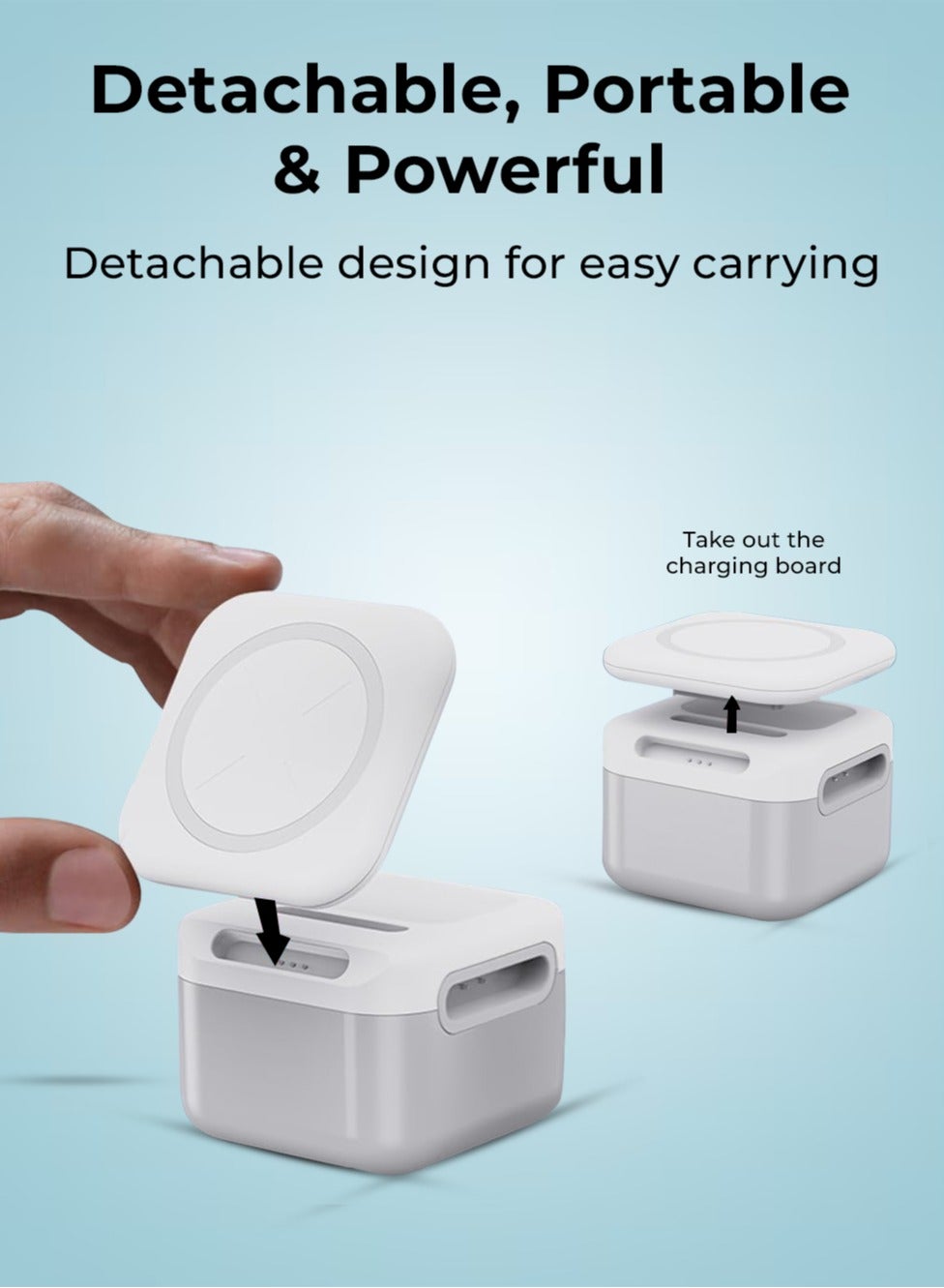 Glassology 3 In 1 15W Foldable Wireless Charger