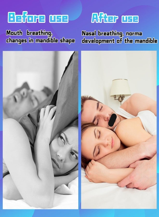 CartHome ٩٠ قطعة من شريط الفم للنوم، أجهزة عملية مضادة للشخير، شريط فم أسود، جودة مناسبة، مناسب للرياضة والاسترخاء واليوغا والتأمل والنوم، يمنع الشخير ويساعد على التنفس المريح أثناء الليل. - Image 5