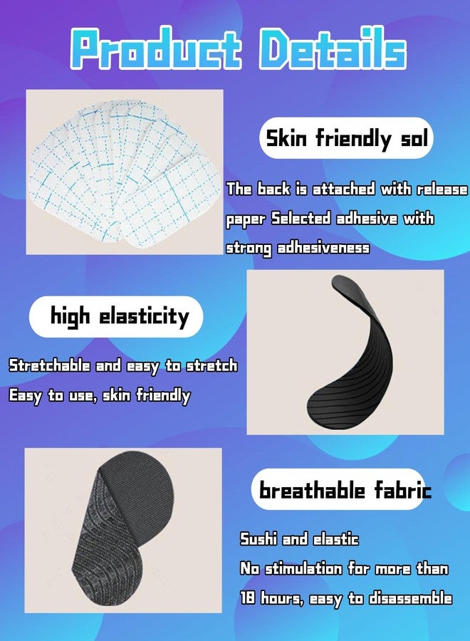 CartHome ٩٠ قطعة من شريط الفم للنوم، أجهزة عملية مضادة للشخير، شريط فم أسود، جودة مناسبة، مناسب للرياضة والاسترخاء واليوغا والتأمل والنوم، يمنع الشخير ويساعد على التنفس المريح أثناء الليل. - Image 3