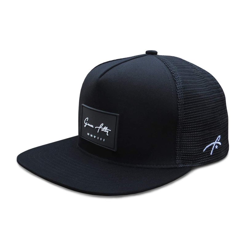 Grace Folly Trucker Hat for Men & Women. Snapback Mesh Caps (US, Alpha, One Size, One Size, Black) - Image 1