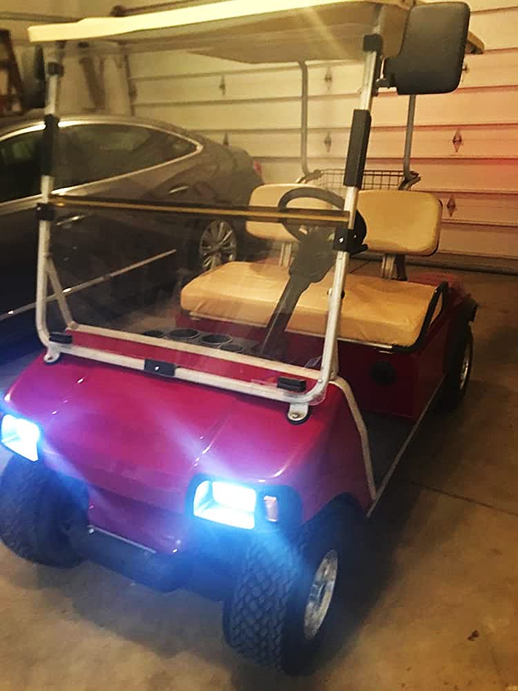 10L0L Golf Cart Light Kit for Club Car DS (12V) All Models with Head Light, Tail Lights, Turn Signals, Brake Lights Emergency Flasher and Horn - Image 4