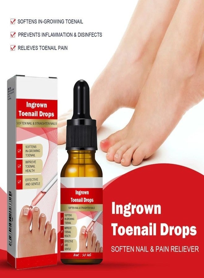 ROYALS RADIANCE Ingrown Toenail Softening & Care Drops | Nail Softener & Foot Hygiene Solution | Helps Reduce Discomfort, Prevents Inflammation, Disinfects & Supports Nail Health 50Ml x Pack 1 - Image 2