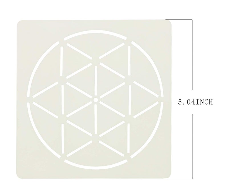 Penta Angel 13Pcs Mandala Dot Painting Template Stencils, Reusable Dotting Stencil Tools Set for Art Projects DIY Painting on Stone Rock Wood Airbrush Walls - Image 3