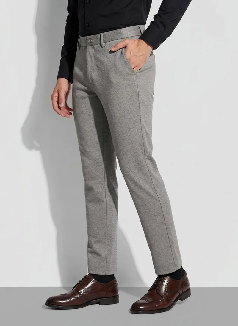 بيينغ هيومان Grey Mid-rise Men's Cropped Chinos By Clothing Trousers