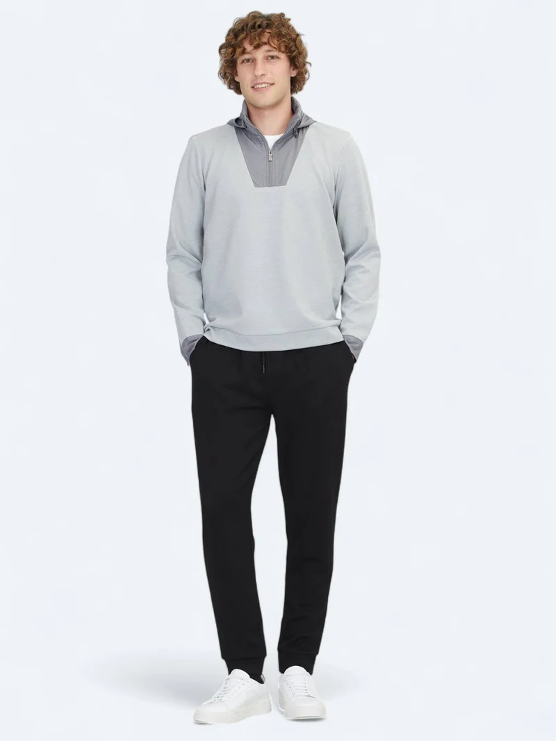 Kip Grey Hooded Sweatshirt