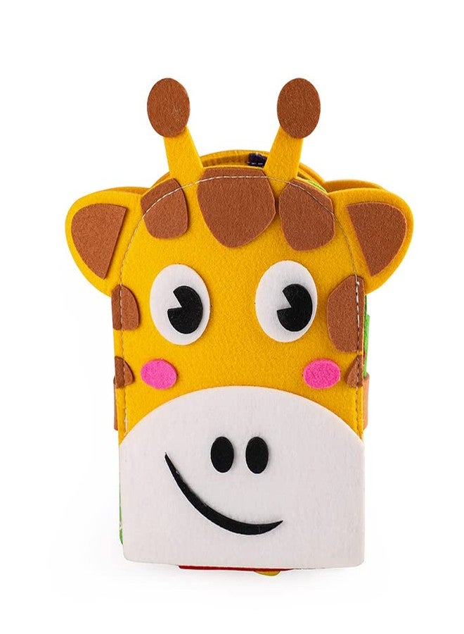 ONCARNIVAL Kids Book Toy For Baby|Giraffe 3D Fabric Busy Book For 3 Year Old Boys/Girls|Sensory Activity Fine Motor Skill Preschool Early Learning||Multicolor - Image 1