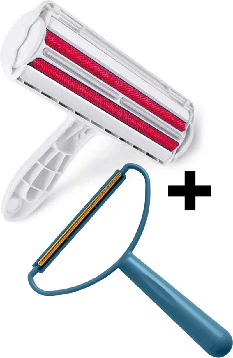 Mobee Double Sided Lint Collector + New Generation Lint Collector with Chamber Set of 2