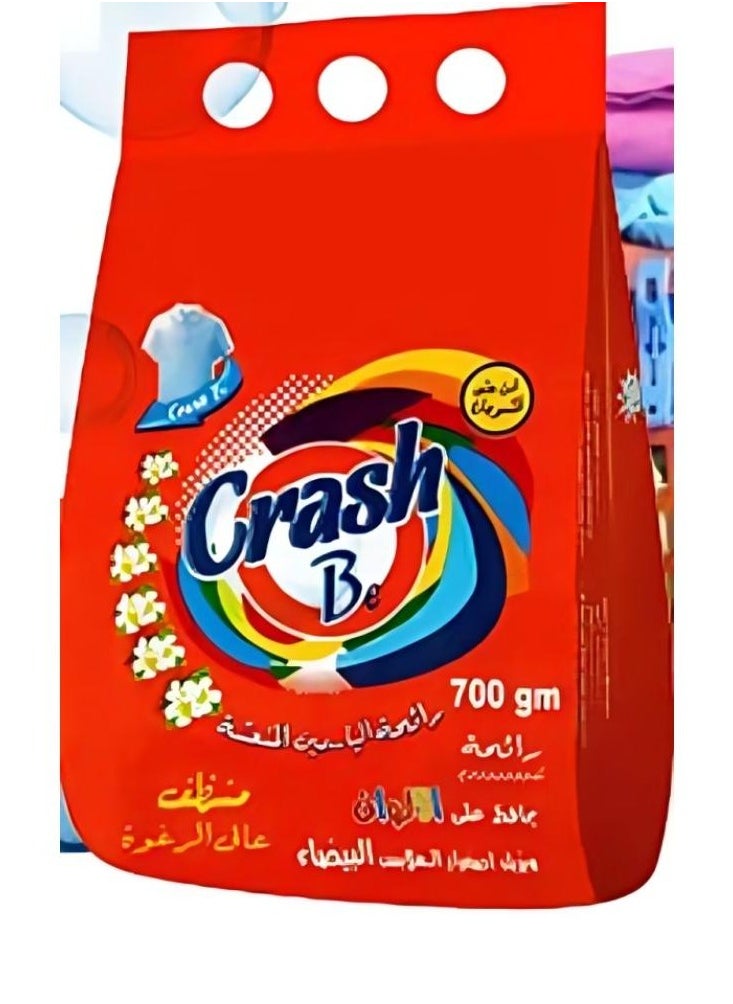 كراش مسحوق منظف للغسيل للغسالات العادية والفوق اتوماتيك 700 جم 