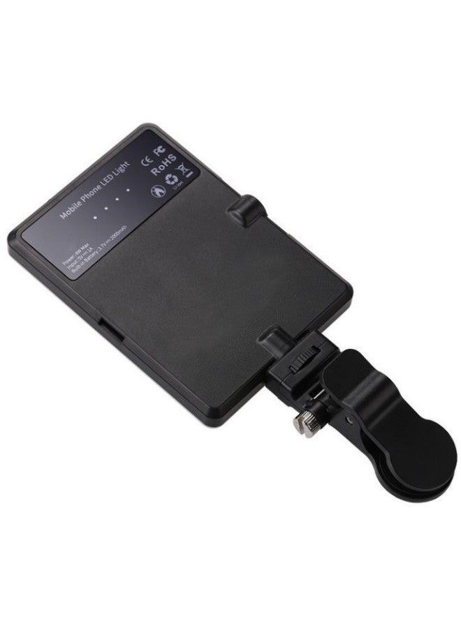 Mobile Phone Clip Lamp Notebook Meeting Light Outdoor Beauty Photo Clip Lamp-Specifications:Black  - Image 3