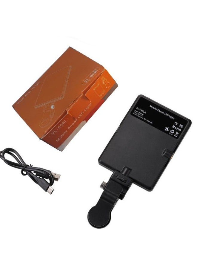 Mobile Phone Clip Lamp Notebook Meeting Light Outdoor Beauty Photo Clip Lamp-Specifications:Black  - Image 1