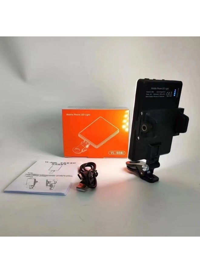 Mobile Phone Clip Lamp Notebook Meeting Light Outdoor Beauty Photo Clip Lamp-Specifications:Black  - Image 5