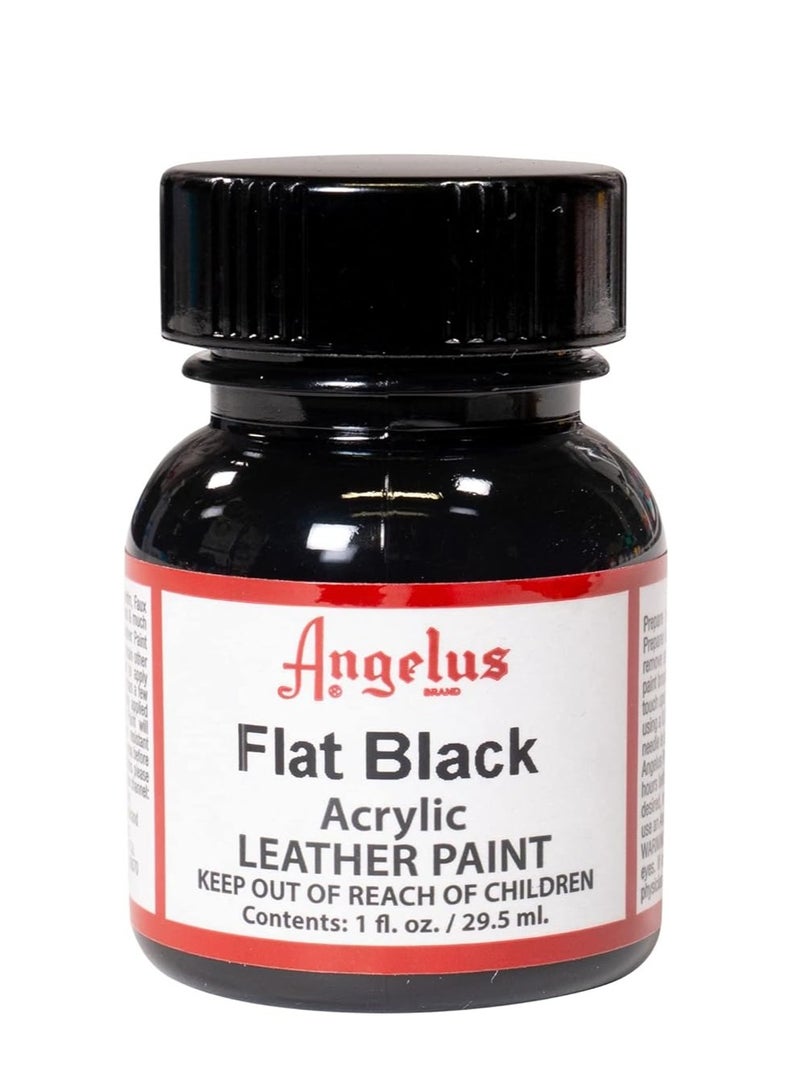 Angelus Leather Paint 1oz Flat Black