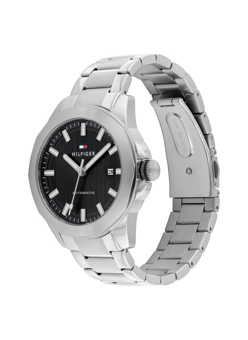 TOMMY HILFIGER Lars Automatic Analog Steel Strap Watch  - Image 3