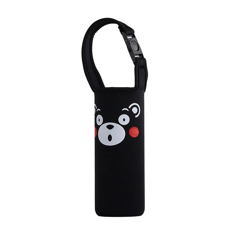 Insulated Cartoon Cup Sleeve Neoprene Simple Design Kumamoto 
