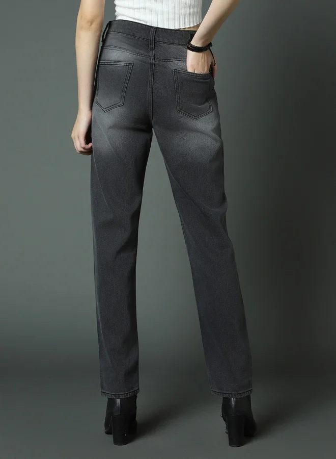 HIGH STAR Women Black Jeans